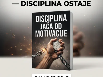 📘 DISCIPLINA JAČA OD MOTIVACIJE 👉Knjiga koja te natjera da djeluješ — čak i kad ti se ne da.