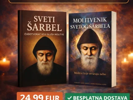 ✝️ NAJPRODAVANIJI DUHOVNI SET U HRVATSKOJ:  SVETI ŠARBEL – ČUDOTVORAC KOJI SLUŠA MOLITVE + MOLITVENIK SVETOG ŠARBELA