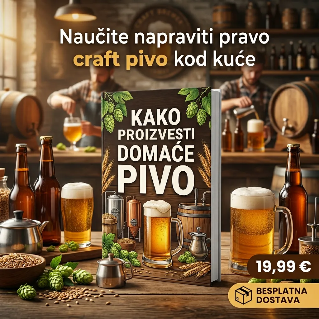 🍺 KAKO PROIZVESTI DOMAĆE PIVO 👉Vodič za stvaranje pravog zanatskog piva u vlastitoj kuhinji