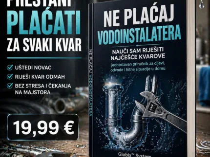 👉 NE PLAĆAJ VODOINSTALATERA — NAUČI SAM RIJEŠITI NAJČEŠĆE KVAROVE — jednostavan priručnik za cijevi, odvode i hitne situacije u domu