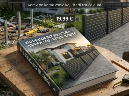 🔥 ALU OGRADA BEZ MAJSTORA — NAPRAVI SAM I UŠTEDI 3.000 €