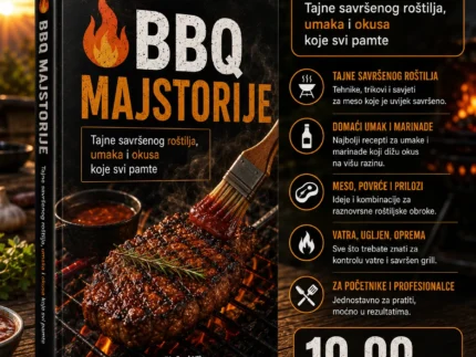 🔥 BBQ MAJSTORIJE 👉Tajne savršenog roštilja, umaka i okusa koje svi pamte