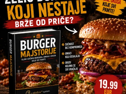 🍔 BURGER MAJSTORIJE👉 Tajne sočnih burgera, umaka i okusa koje svi pamte