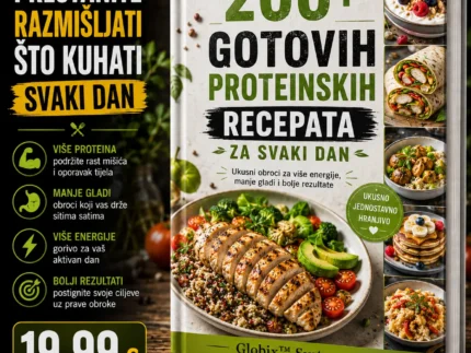 🥗 200+ GOTOVIH PROTEINSKIH RECEPATA ZA SVAKI DAN 👉 Ukusni obroci za više energije, manje gladi i bolje rezultate