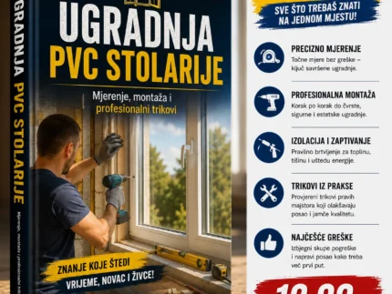 🪟 UGRADNJA PVC STOLARIJE 👉 Mjerenje, montaža i profesionalni trikovi