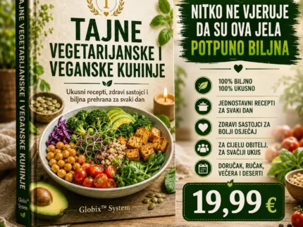 🥇 TAJNE VEGETARIJANSKE I VEGANSKE KUHINJE 👉Ukusni recepti, zdravi sastojci i biljna prehrana za svaki dan