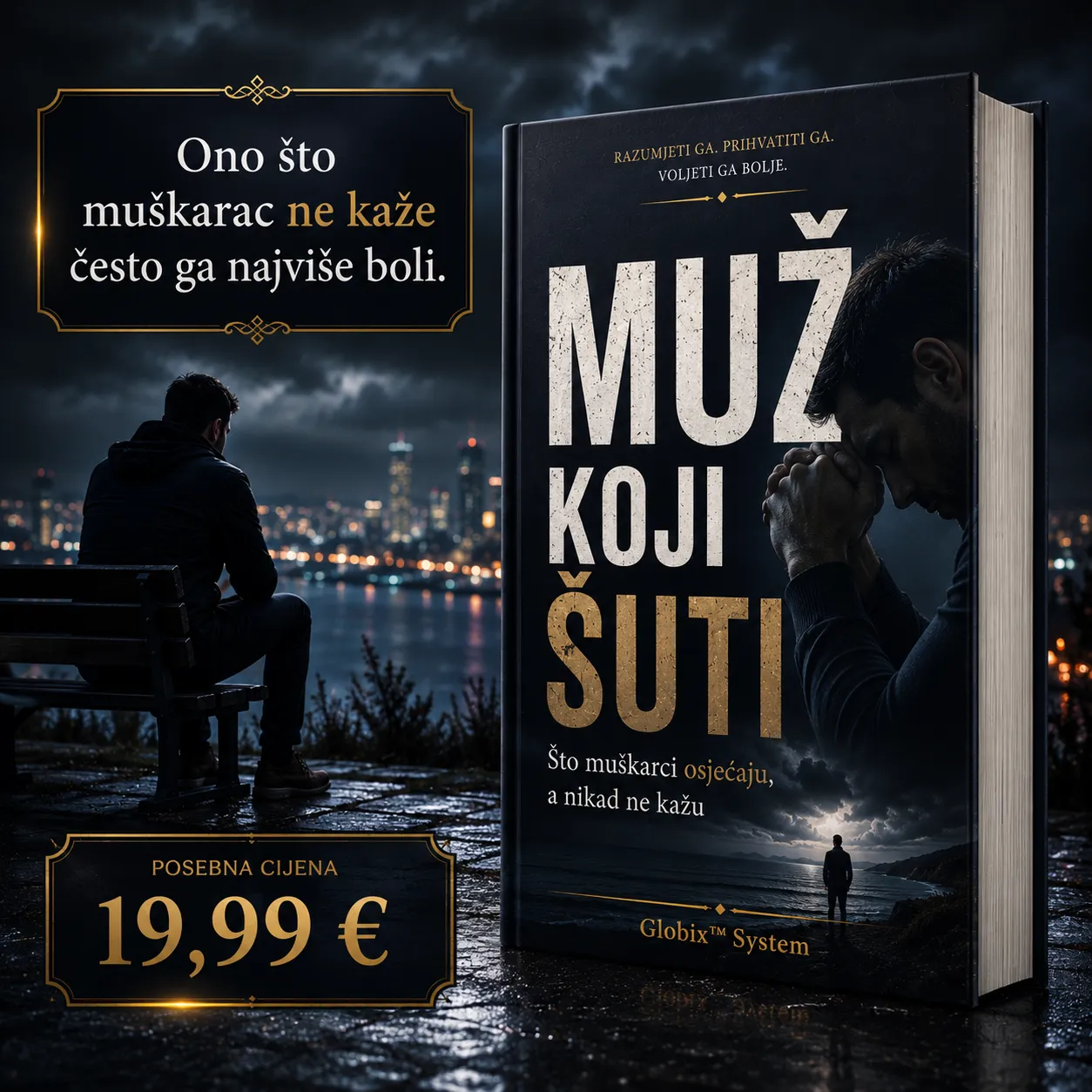 muž koji šuti