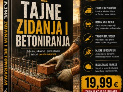 🧱 TAJNE ZIDANJA I BETONIRANJA ✅Tehnike, iskustva i profesionalni trikovi pravih majstora