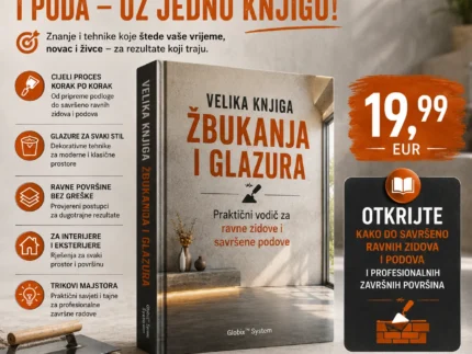 🧱 VELIKA KNJIGA ŽBUKANJA I GLAZURA 👉 Praktični vodič za ravne zidove i savršene podove