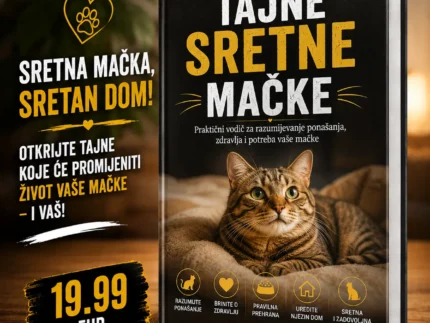 🐱❤️ TAJNE SRETNE MAČKE 👉 Praktični vodič za razumijevanje ponašanja, zdravlja i potreba vaše mačke