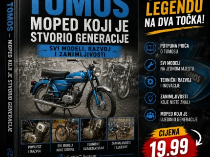 🏍️ TOMOS – MOPED KOJI JE STVORIO GENERACIJE 👉 Svi modeli, razvoj i zanimljivosti