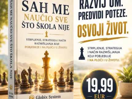 "ŠAH ME NAUČIO SVE ŠTO ŠKOLA NIJE" ♟️ Strpljenje, strategija i način razmišljanja koji pobjeđuje i na ploči i u životu