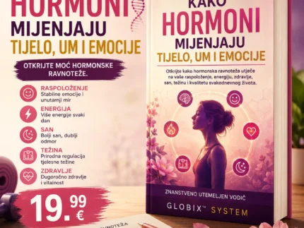 🧬 KAKO HORMONI MIJENJAJU TIJELO, UM I EMOCIJE – Otkrijte kako hormonska ravnoteža utječe na vaše raspoloženje, energiju, zdravlje, san, težinu i kvalitetu svakodnevnog života.