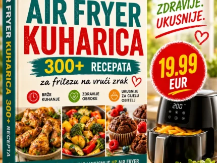 🧆 AIR FRYER KUHARICA 🍟 300+ recepata za fritezu na vrući zrak 🍽️ KUHAJTE BRŽE, ZDRAVIJE I UKUSNIJE UZ AIR FRYER