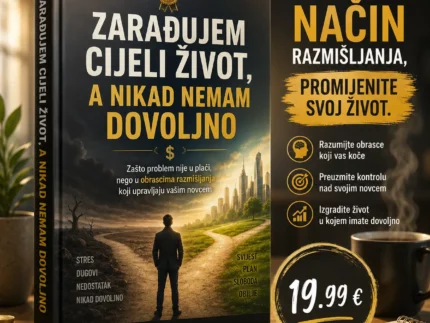 "ZARAĐUJEM CIJELI ŽIVOT, A NIKAD NEMAM DOVOLJNO" 💰 Zašto problem nije u plaći, nego u obrascima razmišljanja koji upravljaju vašim novcem
