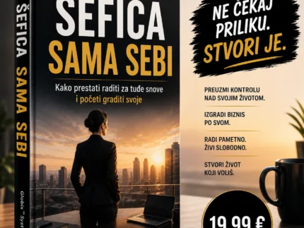 👩‍💼 ŠEFICA SAMA SEBI ✨ Kako prestati raditi za tuđe snove  i početi graditi svoje