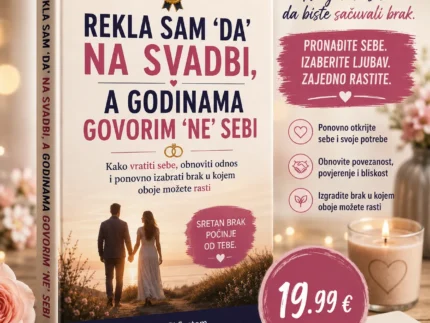 "REKLA SAM 'DA' NA SVADBI, A GODINAMA GOVORIM 'NE' SEBI" 💍 Kako vratiti sebe, obnoviti odnos i ponovno izabrati brak u kojem oboje možete rasti