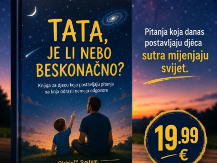 👨‍👧 TATA, JE LI NEBO BESKONAČNO? 🌌 Knjiga za djecu koja postavljaju pitanja  na koja odrasli nemaju odgovore