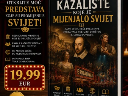🎭 KAZALIŠTE KOJE JE MIJENJALO SVIJET 📖 Kako su najveće predstave oblikovale kulturu, društvo i ljudsku povijest.