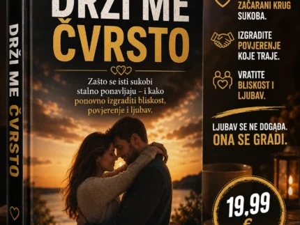 ❤️ DRŽI ME ČVRSTO 🤝 Zašto se isti sukobi stalno ponavljaju – i kako ponovno izgraditi bliskost, povjerenje i ljubav