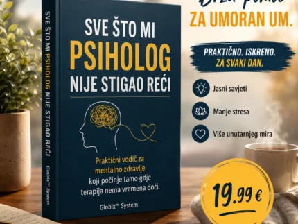 🧠 SVE ŠTO MI PSIHOLOG NIJE STIGAO REĆI 📖 Praktični vodič za mentalno zdravlje  koji počinje tamo gdje terapija  nema vremena doći.
