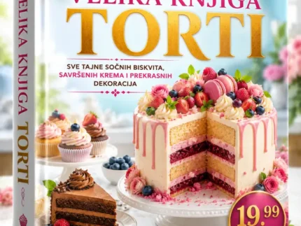 🎂✨ VELIKA KNJIGA TORTI Sve tajne sočnih biskvita, savršenih krema i prekrasnih dekoracija