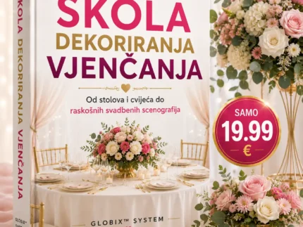 💍🌸 ŠKOLA DEKORIRANJA VJENČANJA – OD STOLOVA I CVIJEĆA DO RASKOŠNIH SVADBENIH SCENOGRAFIJA