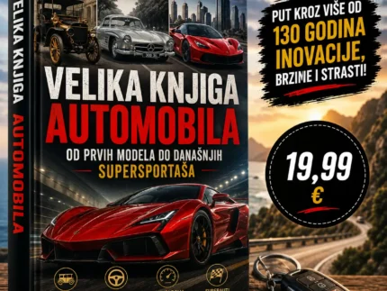 🚗 VELIKA KNJIGA AUTOMOBILA – OD PRVIH MODELA DO DANAŠNJIH SUPERSPORTSKIH AUTOMOBILA