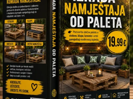 🪵🛠️ IZRADA NAMJEŠTAJA OD PALETA – PRETVORITE OBIČNE PALETE U STOLOVE, KLUPE, KREVETE I VRTNI NAMJEŠTAJ MODERNOG IZGLEDA