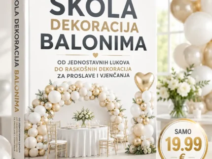 🎈✨ ŠKOLA DEKORACIJA BALONIMA – OD JEDNOSTAVNIH LUKOVA DO RASKOŠNIH DEKORACIJA ZA PROSLAVE I VJENČANJA