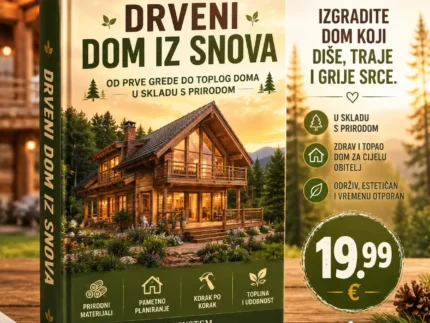 🌲🏡 DRVENI DOM IZ SNOVA – OD PRVE GREDE DO TOPLOG DOMA U SKLADU S PRIRODOM