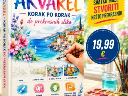 🎨💧 AKVAREL – KORAK PO KORAK DO PREKRASNIH SLIKA