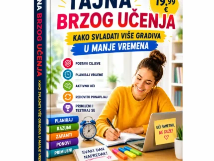 🧠⚡ TAJNA BRZOG UČENJA – KAKO SVLADATI VIŠE GRADIVA U MANJE VREMENA
