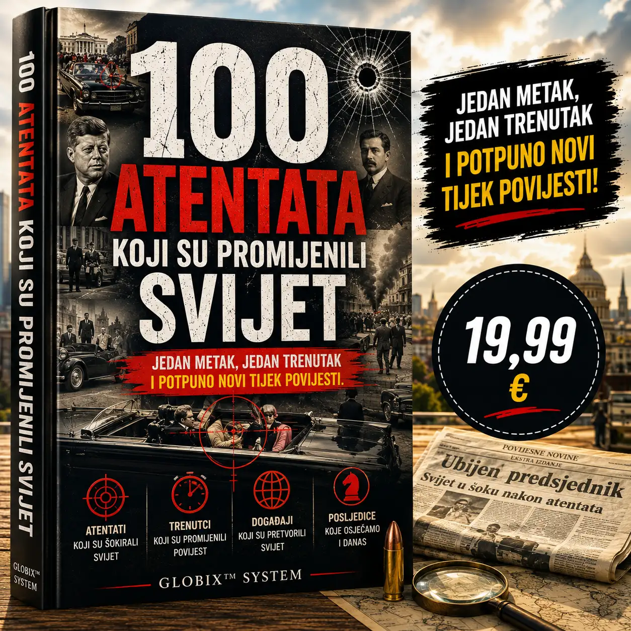 💣 100 ATENTATA KOJI SU PROMIJENILI SVIJET – JEDAN METAK, JEDAN TRENUTAK I POTPUNO NOVI TIJEK POVIJESTI