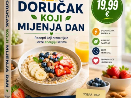🥣 DORUČAK KOJI MIJENJA DAN – RECEPTI KOJI HRANE TIJELO I DRŽE ENERGIJU SATIMA