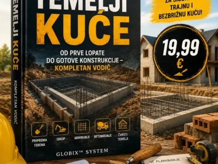 🏠 TEMELJI KUĆE – OD PRVE LOPATE DO GOTOVE KONSTRUKCIJE: KOMPLETAN VODIČ