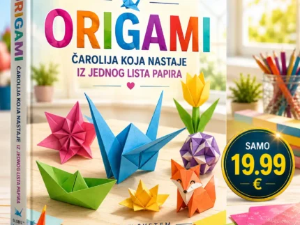 🦢📄 ORIGAMI – ČAROLIJA KOJA NASTAJE IZ JEDNOG LISTA PAPIRA