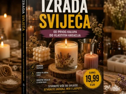 🕯️✨ IZRADA SVIJEĆA – OD PRVOG KALUPA DO VLASTITIH KREACIJA