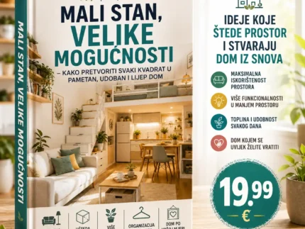 🏠✨ MALI STAN, VELIKE MOGUĆNOSTI Kako pretvoriti svaki kvadrat u pametan, udoban i lijep dom