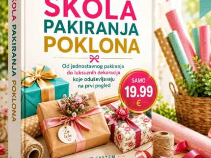 🎁✨ ŠKOLA PAKIRANJA POKLONA – OD JEDNOSTAVNOG PAKIRANJA DO LUKSUZNIH DEKORACIJA KOJE ODUŠEVLJAVAJU NA PRVI POGLED