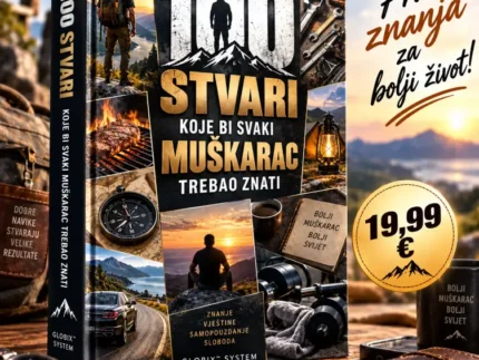 🥇 100 STVARI KOJE BI SVAKI MUŠKARAC TREBAO ZNATI - VJEŠTINE, ZNANJE I ŽIVOTNE LEKCIJE KOJE SE NE UČE U ŠKOLI