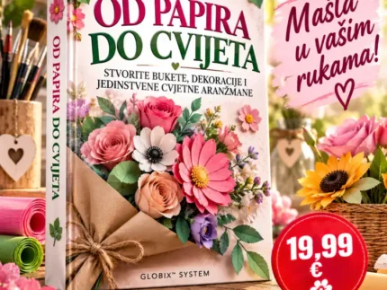 🌸✂️ OD PAPIRA DO CVIJETA - STVORITE BUKETE, DEKORACIJE I JEDINSTVENE CVJETNE ARANŽMANE 🌷💐✨