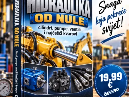 ⚙️💧 HIDRAULIKA OD NULE CILINDRI, PUMPE, VENTILI I NAJČEŠĆI KVAROVI