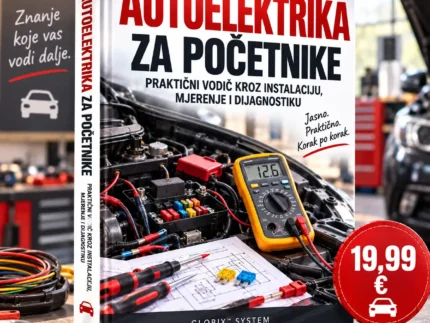 🚗🔌 AUTOELEKTRIKA ZA POČETNIKE – PRAKTIČNI VODIČ KROZ INSTALACIJU, MJERENJE I DIJAGNOSTIKU