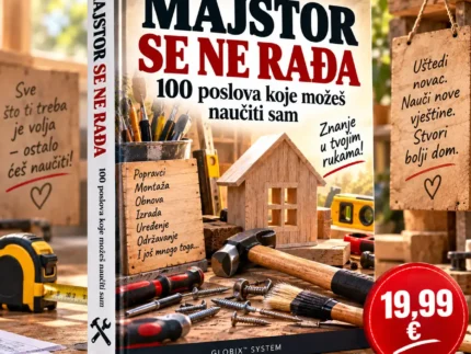 🧰 MAJSTOR SE NE RAĐA -100 POSLOVA KOJE MOŽEŠ NAUČITI SAM 🏠💪