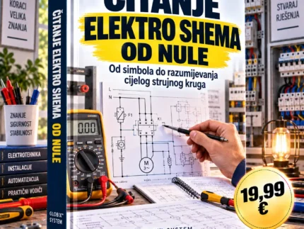 ⚡📐 ČITANJE ELEKTRO SHEMA OD NULE OD SIMBOLA DO RAZUMIJEVANJA CIJELOG STRUJNOG KRUGA