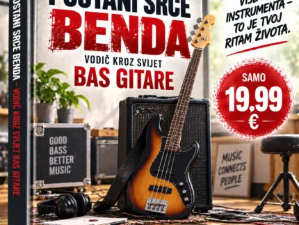 🎸 POSTANI SRCE BENDA – VODIČ KROZ SVIJET BAS GITARE
