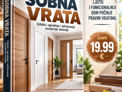 🚪 SOBNA VRATA – ODABIR, UGRADNJA I ODRŽAVANJE UNUTARNJE STOLARIJE
