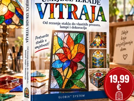 🪟✨ UMIJEĆE IZRADE VITRAJA OD REZANJA STAKLA DO VLASTITIH PROZORA, LAMPI I DEKORACIJA