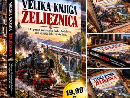 🚂 VELIKA KNJIGA ŽELJEZNICA - OD PARNE LOKOMOTIVE DO BRZIH VLAKOVA – DVA STOLJEĆA ŽELJEZNIČKIH ČUDA